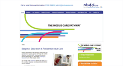 Desktop Screenshot of moduscare.com